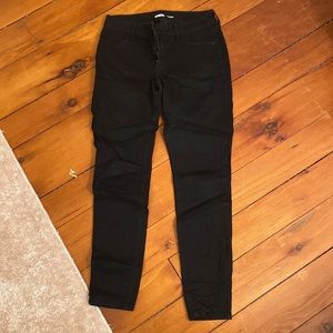 Old navy black denim jeans size 4